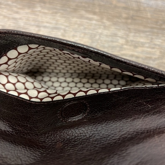 Brighton E242038 Vintage Brown Leather Shoulder Bag & Storage Bag - Picture 12 of 16